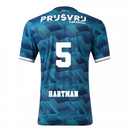 Camisola Feyenoord Rotterdam Hartman 5 2º Equipamento 2023-24 Manga Curta